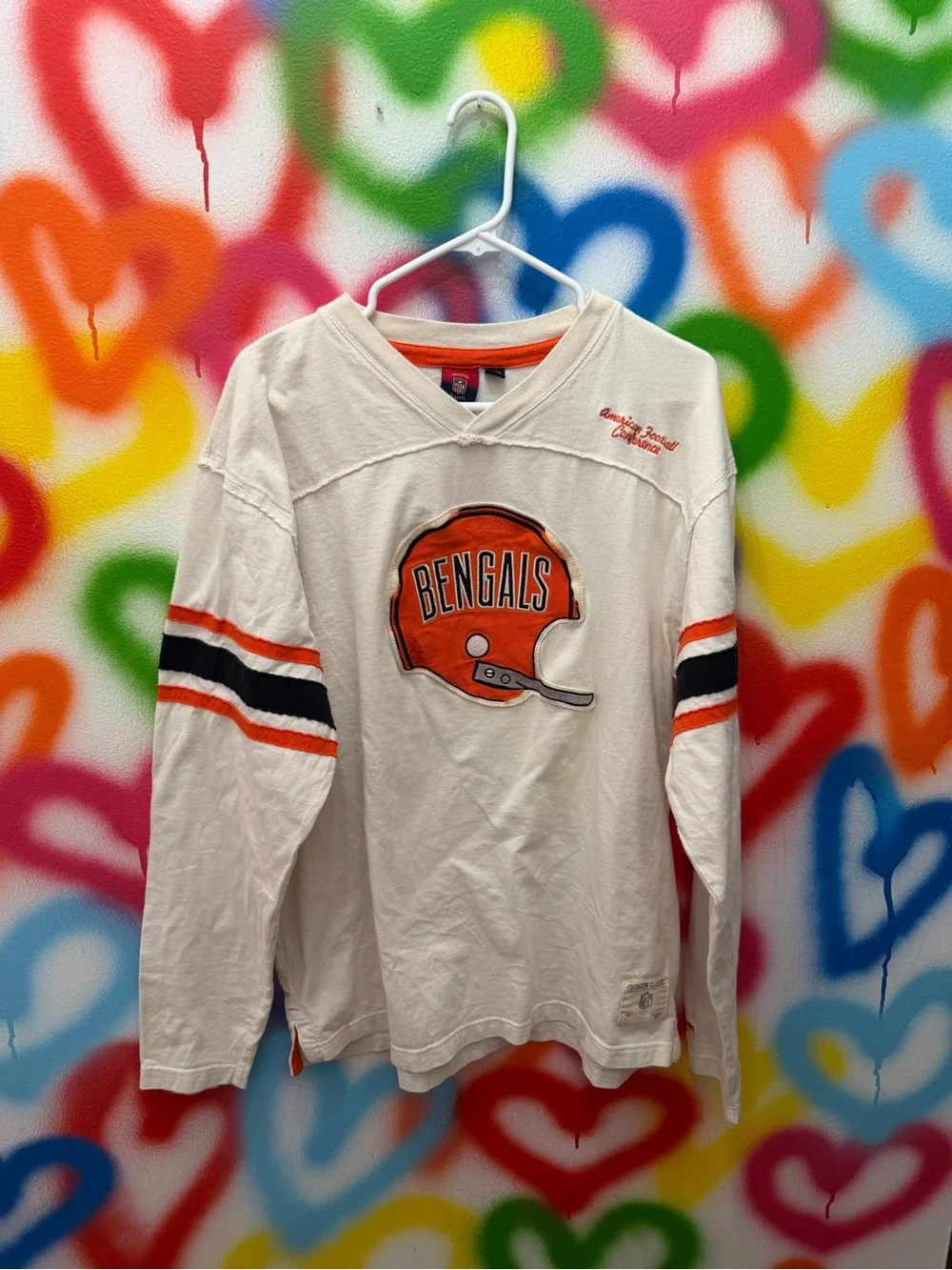 Cincinnati Bengals Embroidered Long Sleeve Tee